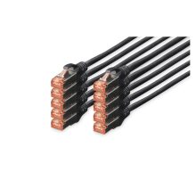 Digitus Cable de conexión CAT 6 S/FTP, 10 metros, SKU DK-1644-0025-BL-10, ideal para redes rápidas y seguras