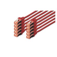 Cable de conexión Digitus CAT 6 S/FTP de alta velocidad con SKU DK-1644-005-R-10, ideal para redes de alto rendimiento y seguridad