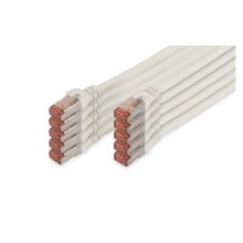 Cable de conexión Digitus CAT 6 S/FTP de 10 metros, SKU DK-1644-010-WH-10