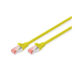 Digitus Cable de conexión de categoría 6 con pantalla S/FTP para alta velocidad y transmisión de datos confiable. SKU: DK-1644-010/Y