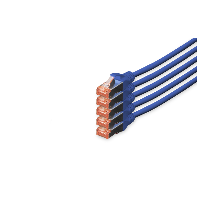 Digitus Cable de Conexión CAT 6 S/FTP Alta Velocidad Imagen del Digitus Cable de Conexión CAT 6 S/FTP, ideal para redes de alta velocidad. SKU: DK-1644-100-B-5