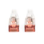 Cable de conexión Digitus CAT 6 S/FTP, alta velocidad y eficiencia, SKU DK-1644-100. Ideal para redes fiables.