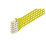 Digitus conjunto de cables de conexión CAT 6A S/FTP, 5 piezas, SKU DK-1644-A-070-Y-5. Ideal para redes de alta velocidad.