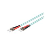 Cable de conexión de fibra óptica multimodo de 3 metros OM 3 con conectores ST/ST de la marca Digitus, SKU DK-2511-01/3