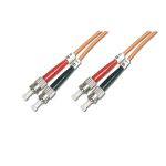 Digitus Cable de conexión multimodal de fibra óptica con conectores ST/ST, SKU DK-2511-10, ideal para centros de datos