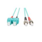 Digitus Cable de conexión de fibra óptica multimode OM 3 con conectores ST/SC, SKU DK-2512-01/3. Perfecto para centros de datos.