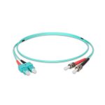Digitus Cable de conexión de fibra óptica multimode OM 3 con conectores ST/SC, SKU DK-2512-01/3. Perfecto para centros de datos.