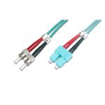Cable de conexión de fibra óptica multimodo OM 3 con conectores ST/SC de la marca Digitus, SKU: DK-2512-02/3