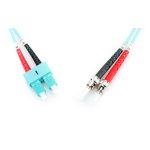 Cable de conexión de fibra óptica multimode OM 3 con conectores ST/SC modelo Digitus DK-2512-03/3
