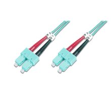 Digitus Cable de conexión de fibra óptica multimode OM 3 con conectores SC/SC, ideal para centros de datos; SKU DK-2522-02/3