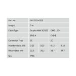 Digitus Cable de conexión de fibra óptica multimode OM3 con conectores SC/SC, SKU DK-2522-05/3