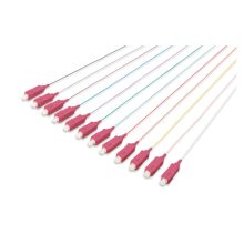 Cable Digitus Latiguillo SC Simplex OM4 de alta calidad en color azul, ideal para centros de datos. SKU: DK-25221-02-4