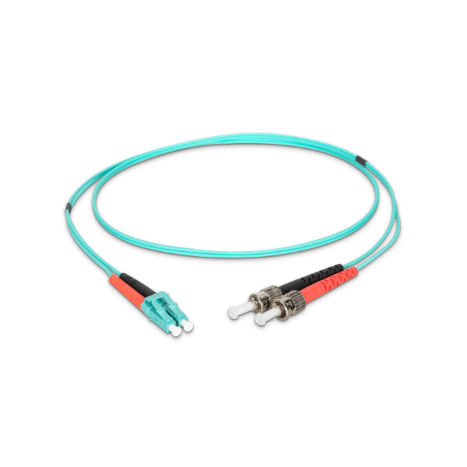 Digitus Cable de conexión de fibra óptica multimode OM 3, LC/ST 2 Digitus cable de conexión de fibra óptica multimode OM 3 en color aguamarina