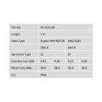 Digitus Cable de conexión de fibra óptica multimode, conectores LC a ST, SKU DK-2531-01