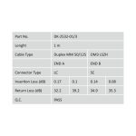 Cable de conexión de fibra óptica multimodo OM 3 de Digitus con conectores LC/SC, SKU DK-2532-01/3, ideal para centro de datos