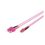 Cable de conexión multimodo de fibra óptica Digitus OM4 con conectores LC a SC, SKU DK-2532-01-4