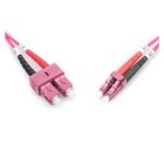 Digitus Cable de conexión multimode de fibra óptica OM4, longitud 3 metros, conectores LC/SC, SKU DK-2532-03-4.