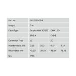 Digitus Cable de conexión multimode de fibra óptica, modelo OM4, con conectores LC/SC, SKU DK-2532-05-4, ideal para centros de datos