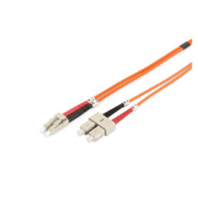 Cable de conexión multimode de fibra óptica Digitus con conectores LC/SC, ideal para centros de datos, SKU DK-2532-10