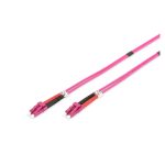 Digitus Cable de conexión multimode de fibra óptica, OM4, con conectores LC/LC, SKU DK-2533-05-4, ideal para centros de datos.