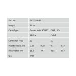 Cable Digitus de conexión multimode de fibra óptica con conectores LC/LC, ideal para centro de datos, SKU DK-2533-10