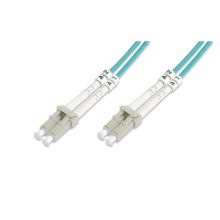 Cable de conexión de fibra óptica multimode Digitus OM3 con conectores LC a LC para optimizar el rendimiento en centros de datos. SKU: DK-2533-20/3.