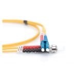 Cable de conexión modo único de fibra óptica Digitus con conectores LC/ST para alta velocidad y durabilidad, SKU DK-2931-03