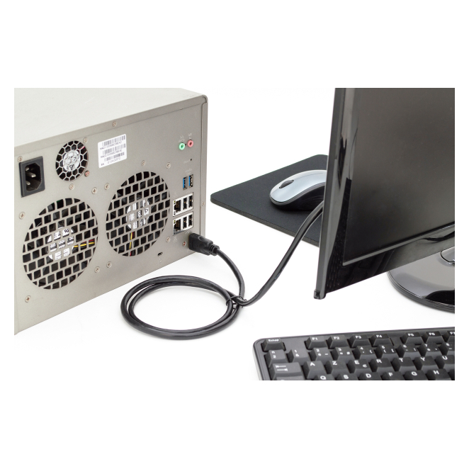 Digitus Cable de conexión HDMI Premium High Speed con Ethernet 4 Digitus Cable HDMI Premium conectado a dispositivos