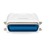 Servidor de impresora Digitus con conexión Fast Ethernet y puerto paralelo, modelo DN-13001-1.