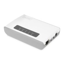 Imagen del Digitus Servidor de Red Multifuncional Inalámbrico con USB 2.0, 2 Puertos y una velocidad de 300 Mbps, modelo DN-13024
