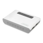 Imagen del Digitus Servidor de Red Multifuncional Inalámbrico con USB 2.0, 2 Puertos y una velocidad de 300 Mbps, modelo DN-13024