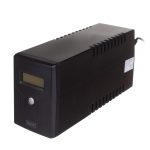 Vista frontal del sistema de alimentación ininterrumpida UPS Digitus DN-170063-LCD de línea interactiva con capacidad de 0,6 kVA y 360 W.