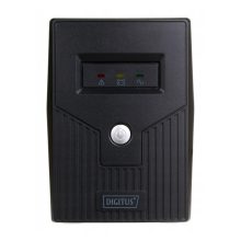 Sistema de alimentación ininterrumpida Digitus DN-170064, línea interactiva, capacidad de 0,8 kVA y potencia de 480 W, con 2 salidas AC
