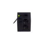 Sistema de alimentación ininterrumpida Digitus DN-170064, línea interactiva, capacidad de 0,8 kVA y potencia de 480 W, con 2 salidas AC