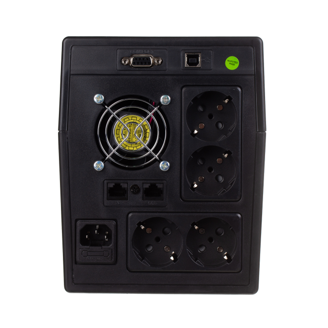 Digitus DN-170066 sistema de alimentación ininterrumpida (UPS) Línea interactiva 1,5 kVA 900 W 3 Digitus DN-170066 UPS conexión