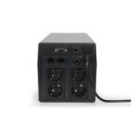 Digitus UPS de línea interactiva con capacidad de 1000 VA y 600 W, modelo DN-170074