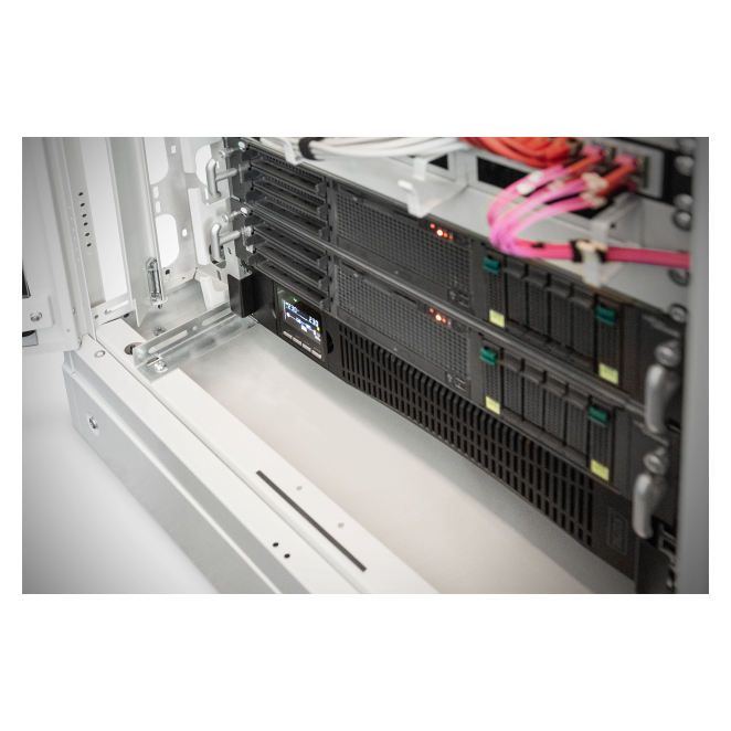 Digitus Sistema SAI OnLine, 2000 VA/ 2000 W 4 Digitus Sistema SAI OnLine, Usabilidad y control de velocidad del ventilador