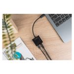 Digitus 1 adaptador USB Type-C a Gigabit Ethernet con Power Delivery, SKU DN-3027. Ideal para portátiles.