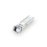 Digitus Módulos mini GBIC (SFP) compatibles con HP, velocidad de 1,25 Gbps, alcance de 20 km, con función de monitorización digital DDM. SKU: DN-81003-01