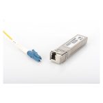 Módulo bidireccional SFP+ de 10 Gbps de Digitus, monomodo, con transmisión TX1270 y recepción RX1330, alcance de 10 km. SKU DN-81204