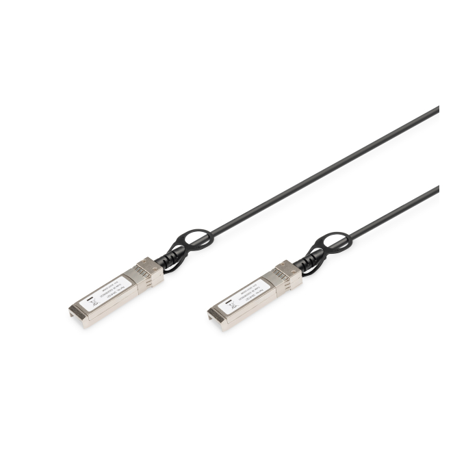 Digitus Cable SFP+ 10G Direct Attach Copper 0.5 metros Cable de alta velocidad Digitus SFP+ de 10Gbps, 0.5 metros de longitud, SKU DN-81220