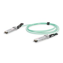 Cable óptico activo Digitus 100G QSFP28 de 10 metros, ideal para centros de datos. SKU DN-81626