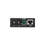 Digitus Convertidor de Medios Gigabit, equipado con conectores RJ45 y SC, modelo DN-82121-1, ideal para soluciones de red de alta velocidad.