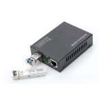 Convertidor de medios Digitus Gigabit RJ45 a SFP, SKU DN-82130, ideal para redes de alta velocidad