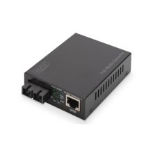 Digitus Convertidor de medios Gigabit PoE con puertos RJ45 y SC, monomodo y con PSE, SKU DN-82160