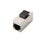 Imagen del acoplador modular Digitus CAT 5e, apantallado, SKU DN-93513, ideal para cableado seguro y eficiente