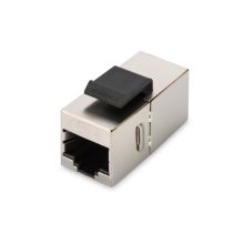 Digitus Acoplador modular CAT 6 clase E, apantallado, SKU DN-93613-1. Ideal para instalaciones de red de alta velocidad.