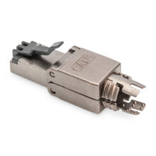Digitus Conector de Campo Cat. 8.I apantallado, conexión sin herramientas, SKU DN-93837. Ideal para instalaciones de red de alta velocidad.