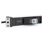 Digitus Regleta eléctrica de aluminio con 6 clavijas, toma de corriente con toma de tierra e interruptor, SKU DN-95417