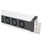 Digitus regleta de enchufes con perfil de aluminio, 9 enchufes y entrada IEC C14, SKU DN-95429